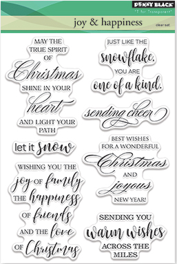 Penny Black-Joy & Happiness Sentiment Stamps