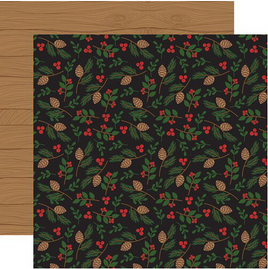 Echo Park-A Lumberjack Christmas- Pinecones & Leaves