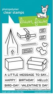 Special Delivery Box - Lawn Fawn Clear Stamps 3"X4"