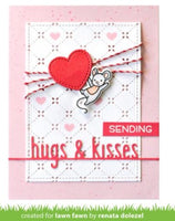 Hugs & Kisses Line Border - Lawn Cuts Custom Craft Die