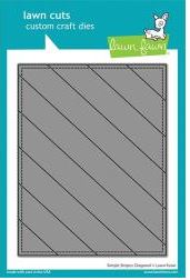 Lawn Cuts Custom Craft Die-Simple Stripes: Diagonal