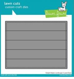 Lawn Cuts Custom Craft Die-Simple Stripes: Landscape
