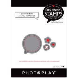 PhotoPlay Say It With Die Set-Speech Bubbles