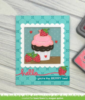 Lawn Fawn stitched cupcake dies