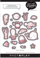 PhotoPlay Say It With Stamps Die Set-Under The Sea