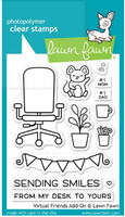 Virtual Friends Add-On - Lawn Fawn Clear Stamps 3"X4"