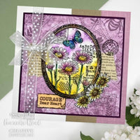 Singles Daisy Frame - Woodware Clear Stamps 4"X6"
