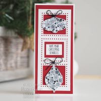 Singles Bubble Mini Baubles 4 in x 6 in Stamp by Creative Expressions