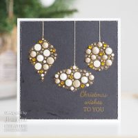 Singles Bubble Mini Baubles 4 in x 6 in Stamp by Creative Expressions