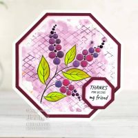 Singles Bubble Bloom Ellie 4 in x 6 in Stamp by Creative Expressions