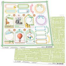 Ciao Bella Height & Weight Paper Sheet 12"x12"
