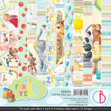 Ciao Bella My First Year Paper Pad 6"x6" 24/Pkg