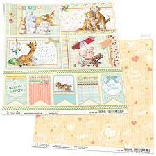 My First Year Cards & Tags     Ciao Bella Paper Sheet 12"x12"