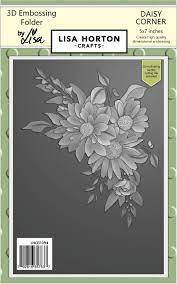 Daisy Corner   Lisa Horton 5x7 3D Embossing Folder & Die