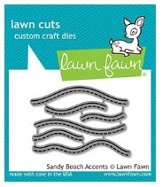 Sandy Beach Accents - Lawn Cuts Custom Craft Die